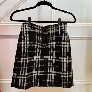 J. Crew Plaid Mini Skirt